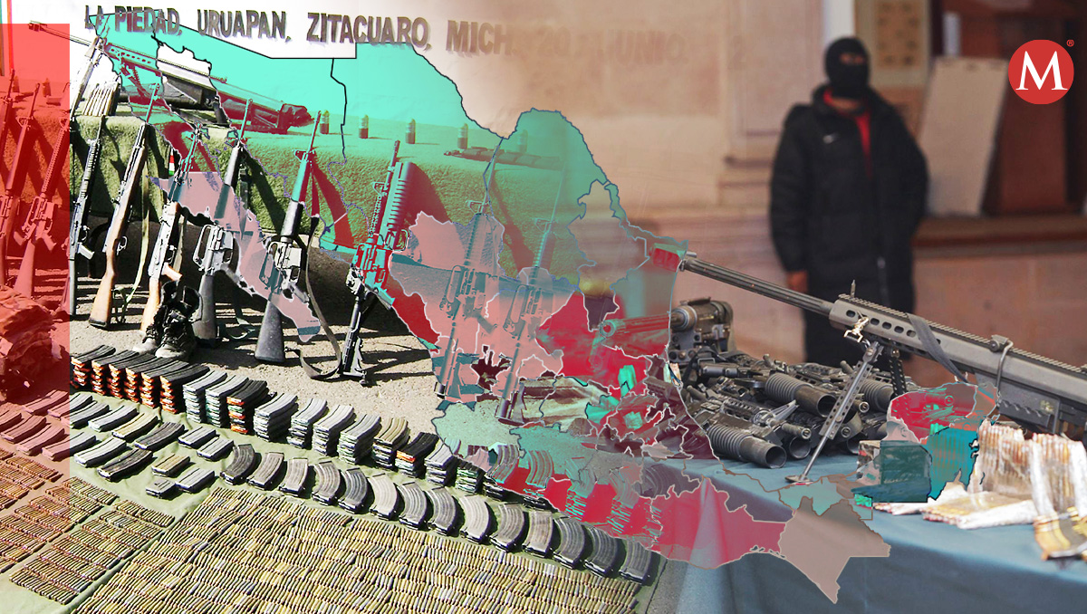 Narcos usan rifles Barrett (Diseño: