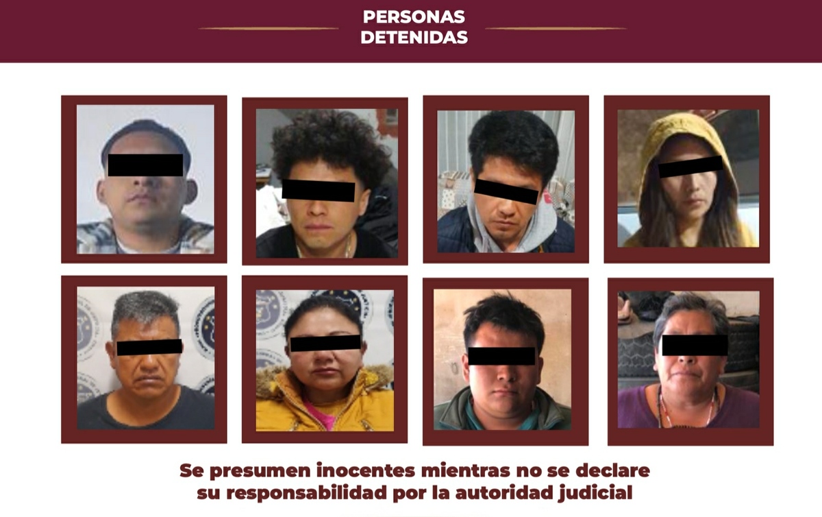 Detenidos en Tizayuca y Francisco I Madero.