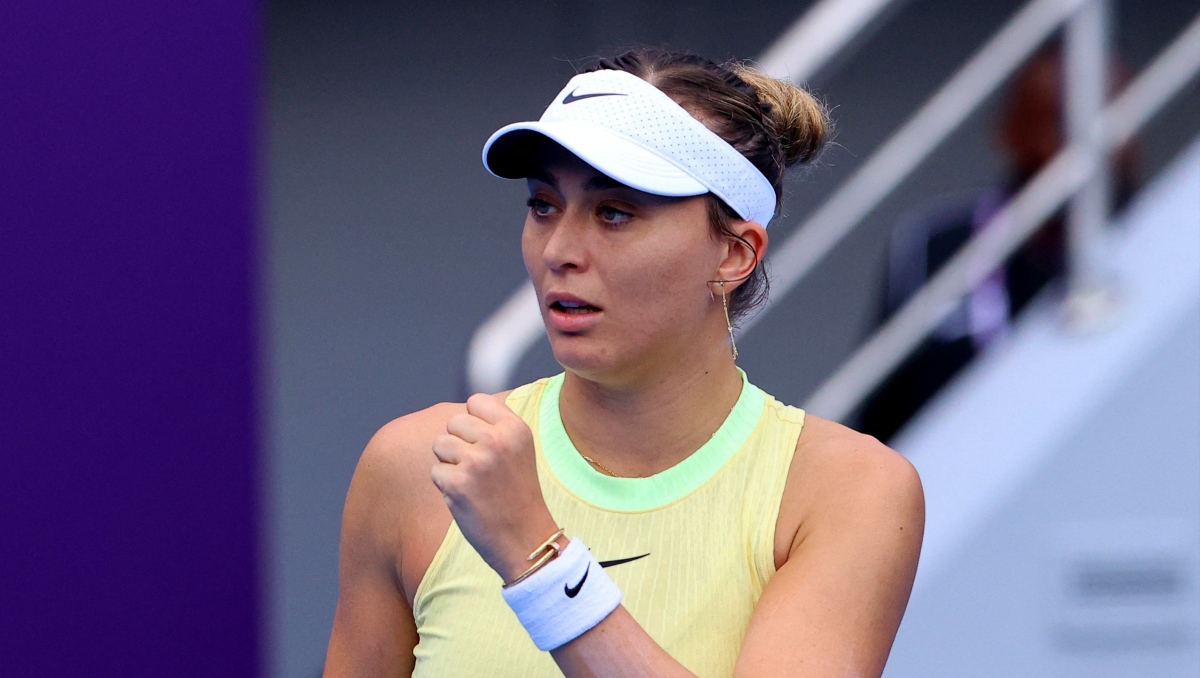 Paula Badosa regresa a las pistas con una victoria sobre Ashlyn Krueger en el torneo de Doha (Reuters)