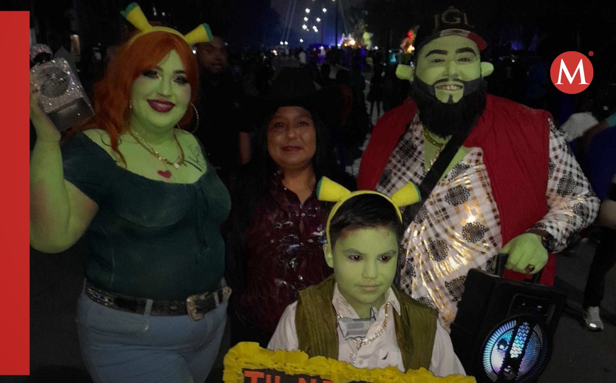 Shrek buchón: meme es real, los captan bailando en carnaval de Tampico