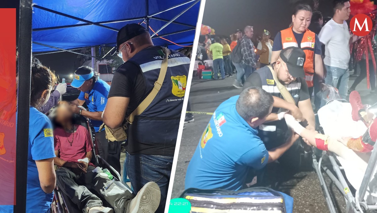 Torceduras y golpes de calor atienden en Carnaval de Tampico
