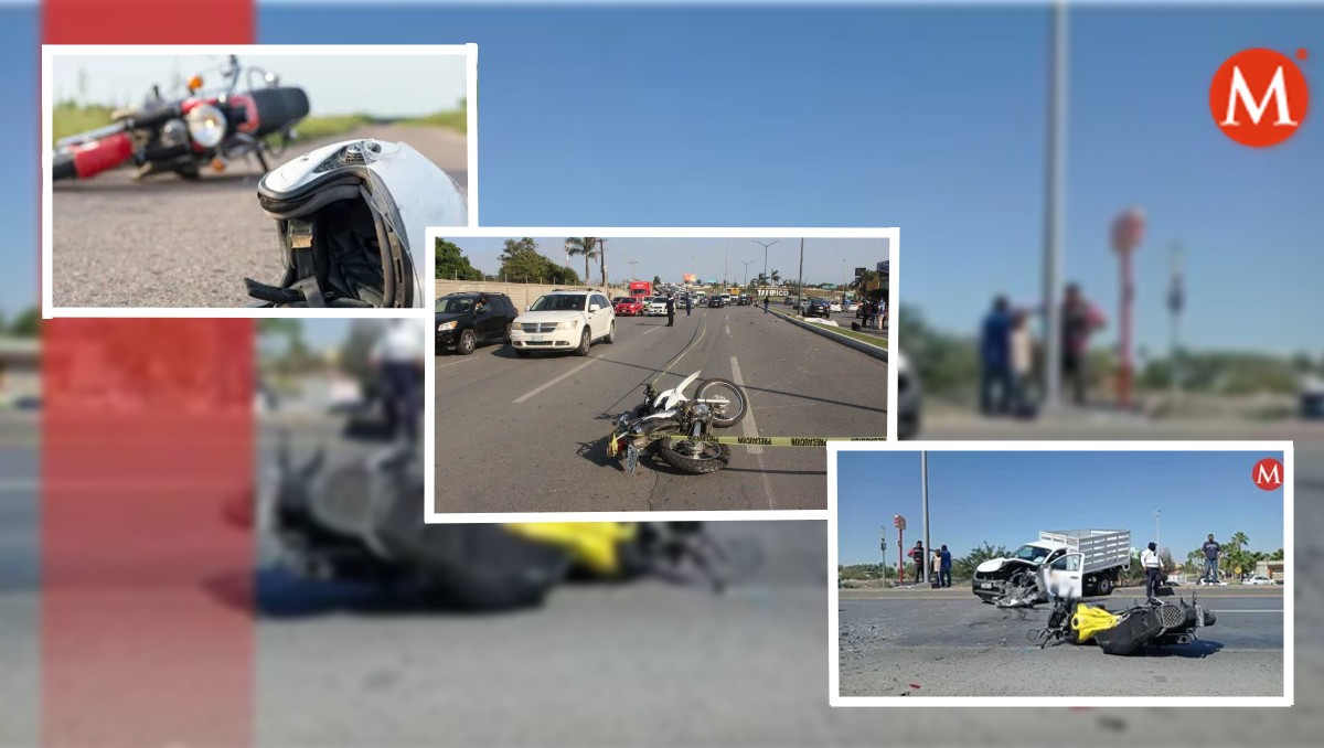 Accidentes en moto no paran; en 24 horas arrollan a cuatro