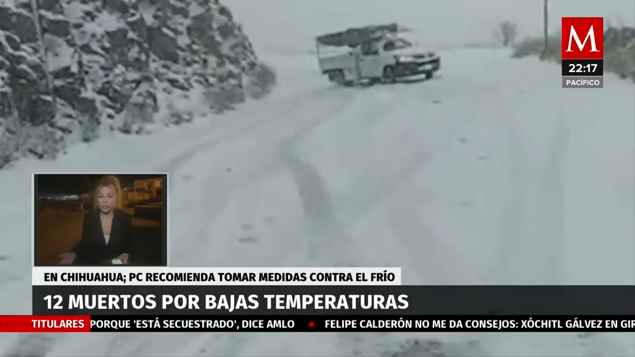 Consecuencias fatales de la tormenta invernal en Chihuahua