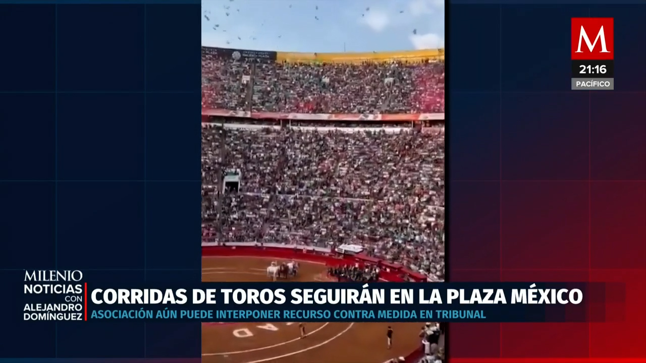 Continúan las corridas de toros en la Plaza México a pesar de controversia