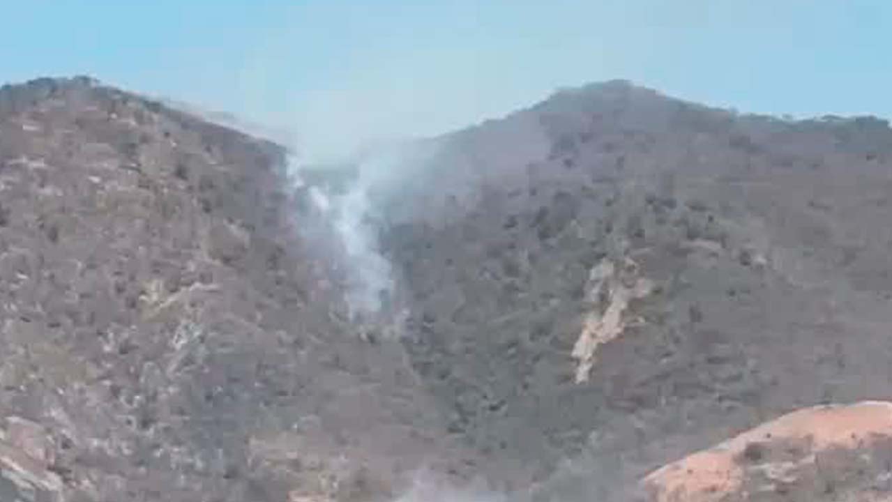 Continúan los trabajos para sofocar el incendio en el Cañón del Sumidero, Chiapas