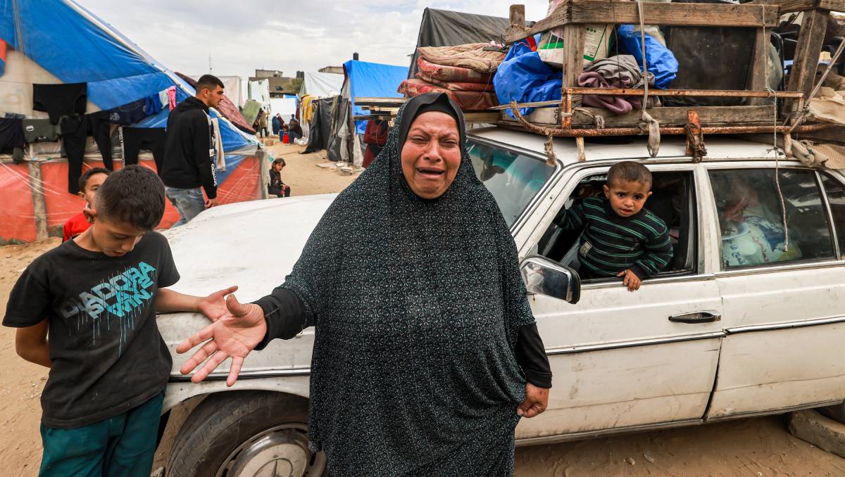 Casi dos millones de palestinos sobreviven en Rafah, sin otro refugio | AFP