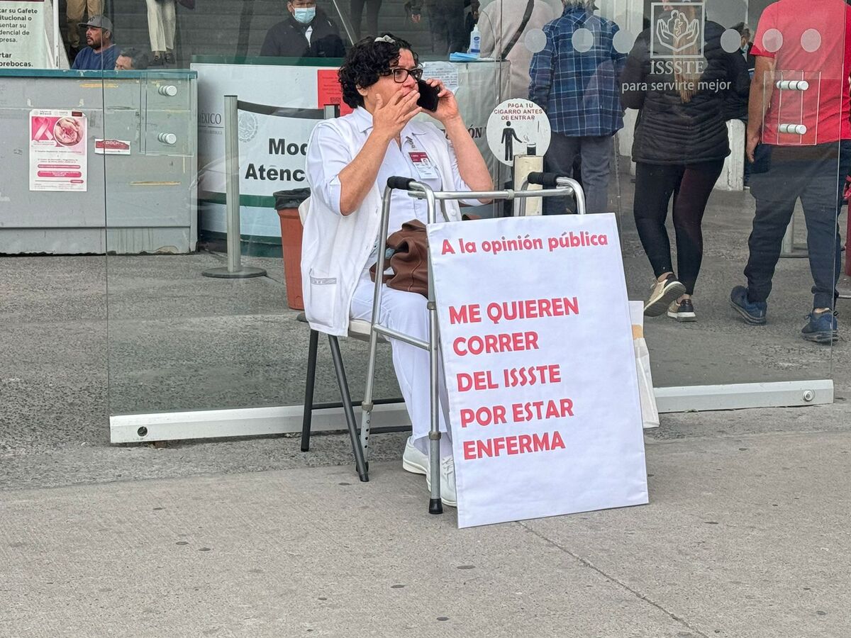 La señora Lucila que se desempeña como enfermera intensivista. (Pablo Núñez)