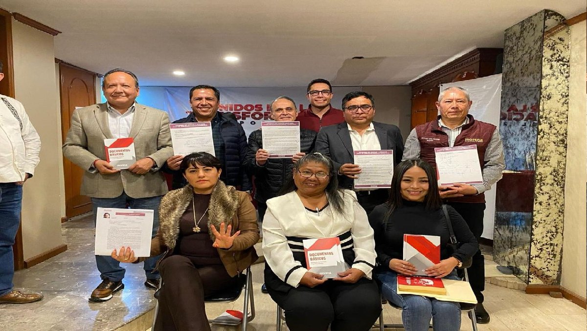 Aspirantes por Morena a la Alcaldía de Pachuca sostuvieron reunión.