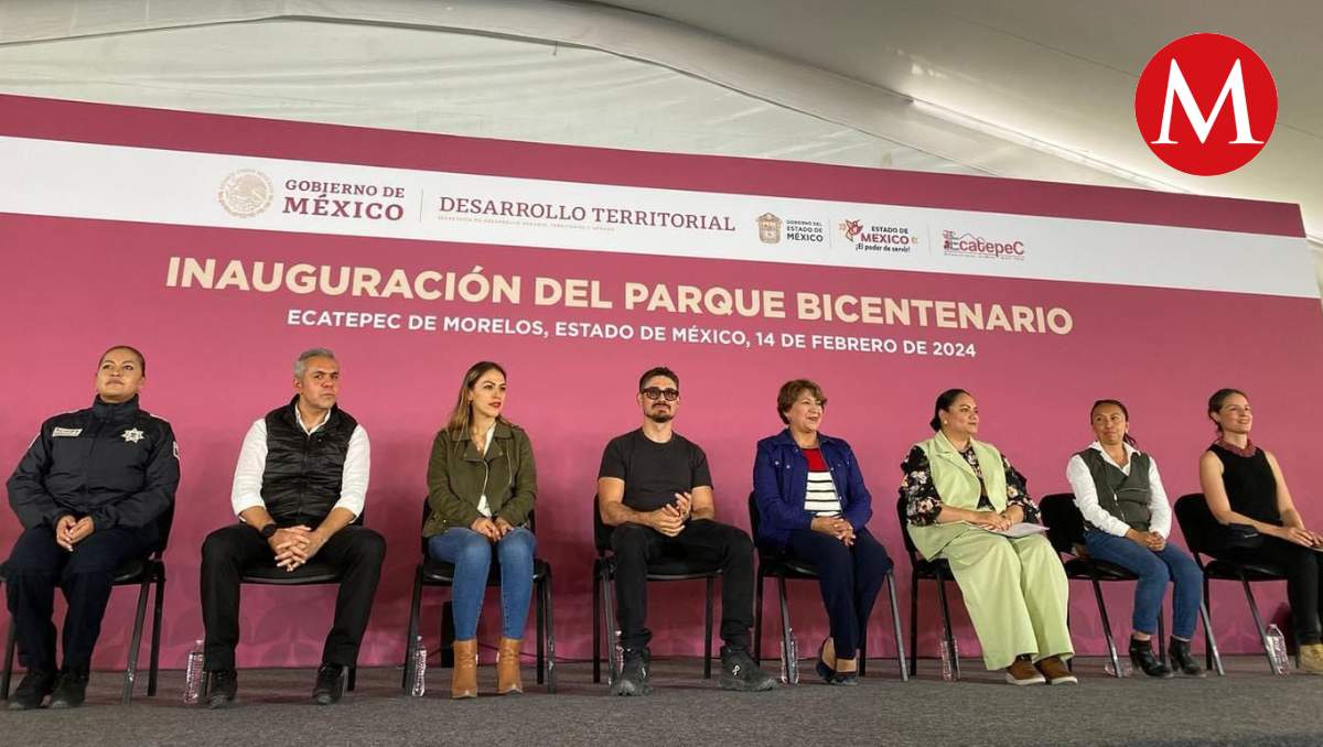 Entrega gobernadora Delfina Gómez "Parque Bicentenario Ecatepec"