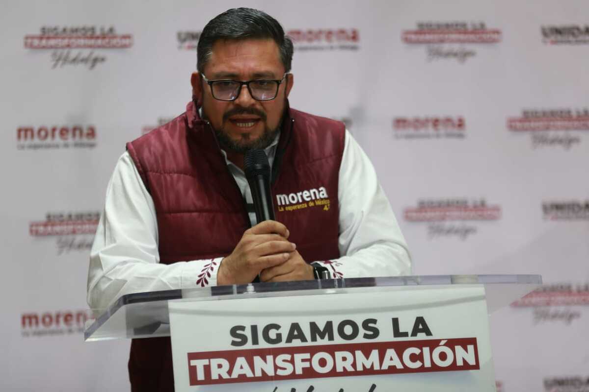 Marco Rico, presidente de Morena Hidalgo.