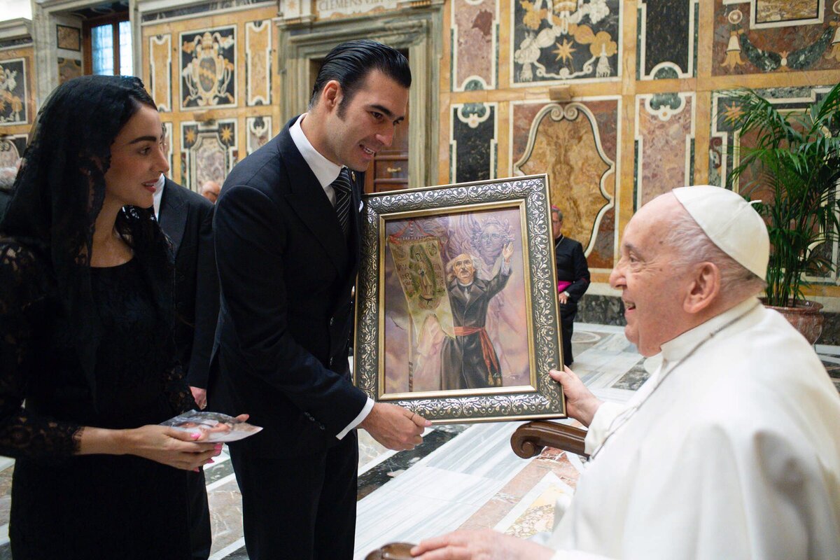 Miguel Torruco visita al Papa Francisco