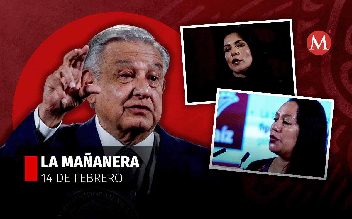El presidente López Obrador en la mañanera desde Palacio Nacional. | Cuartoscuro