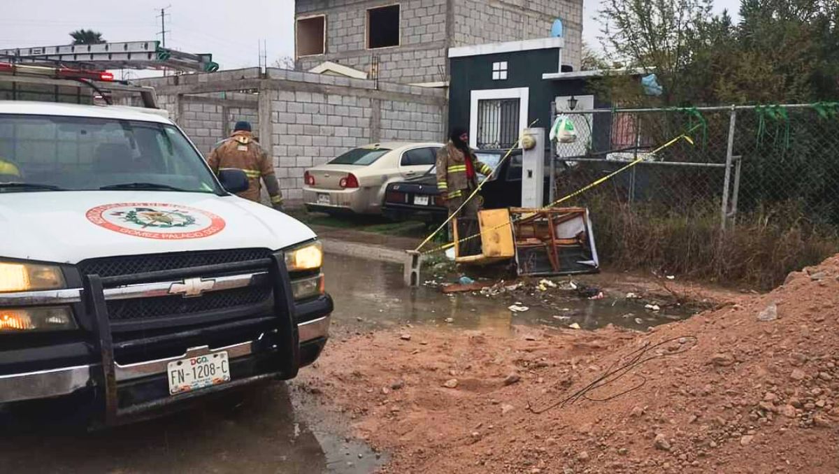 Accidente a causa de la lluvia en La Laguna. | Especial