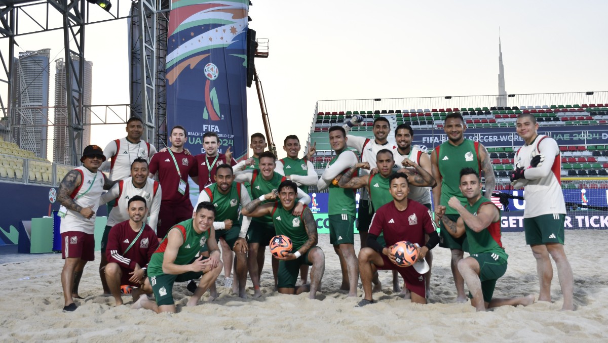 ¿Dónde ver partidos de México en Mundial de Playa 2024? (X @miseleccionmx)