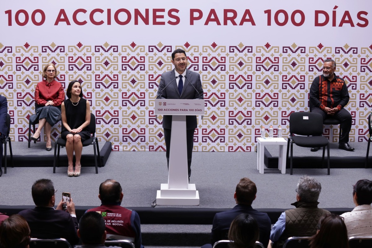Gobierno de CdMx presenta acciones para 100 días. (Foto: Especial)