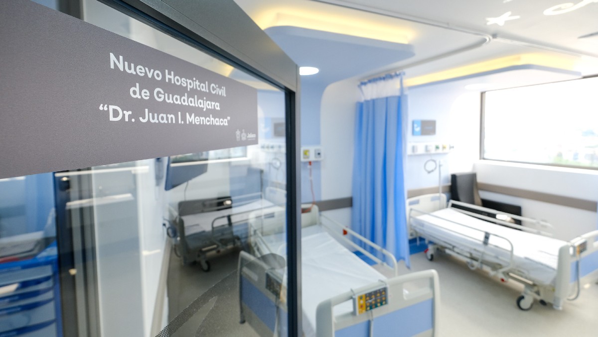 Habitación del Nuevo Hospital Civil Juan I. Menchaca (Cortesía)