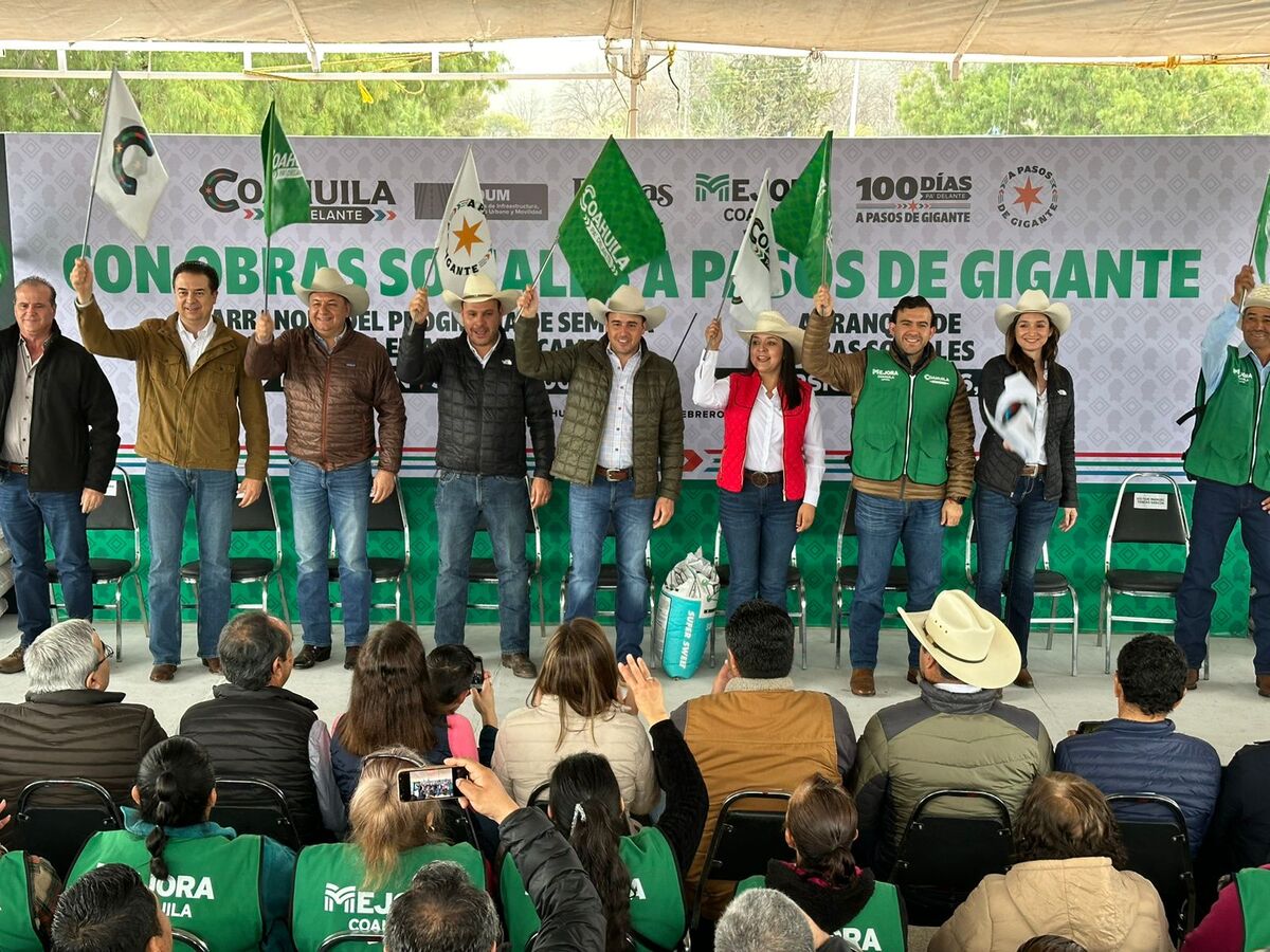 Inician programas sociales en Coahuila.