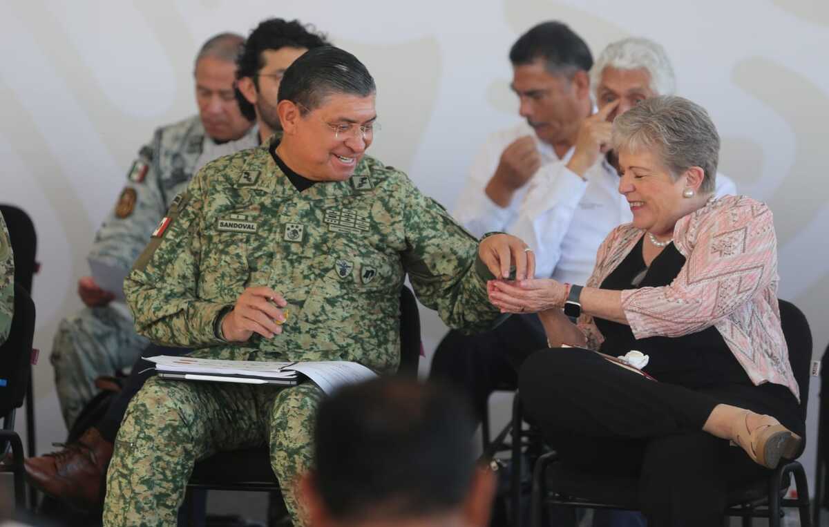 Luis Cresencio Sandoval y Alicia Bárcena en La Mañanera hoy | Javier Ríos