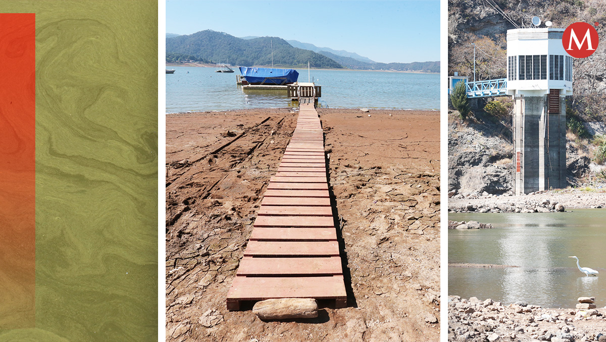 La presa Valle de Bravo contaba con un almacenamiento de 128 millones de metros cúbicos | Diseño por Óscar Ávila