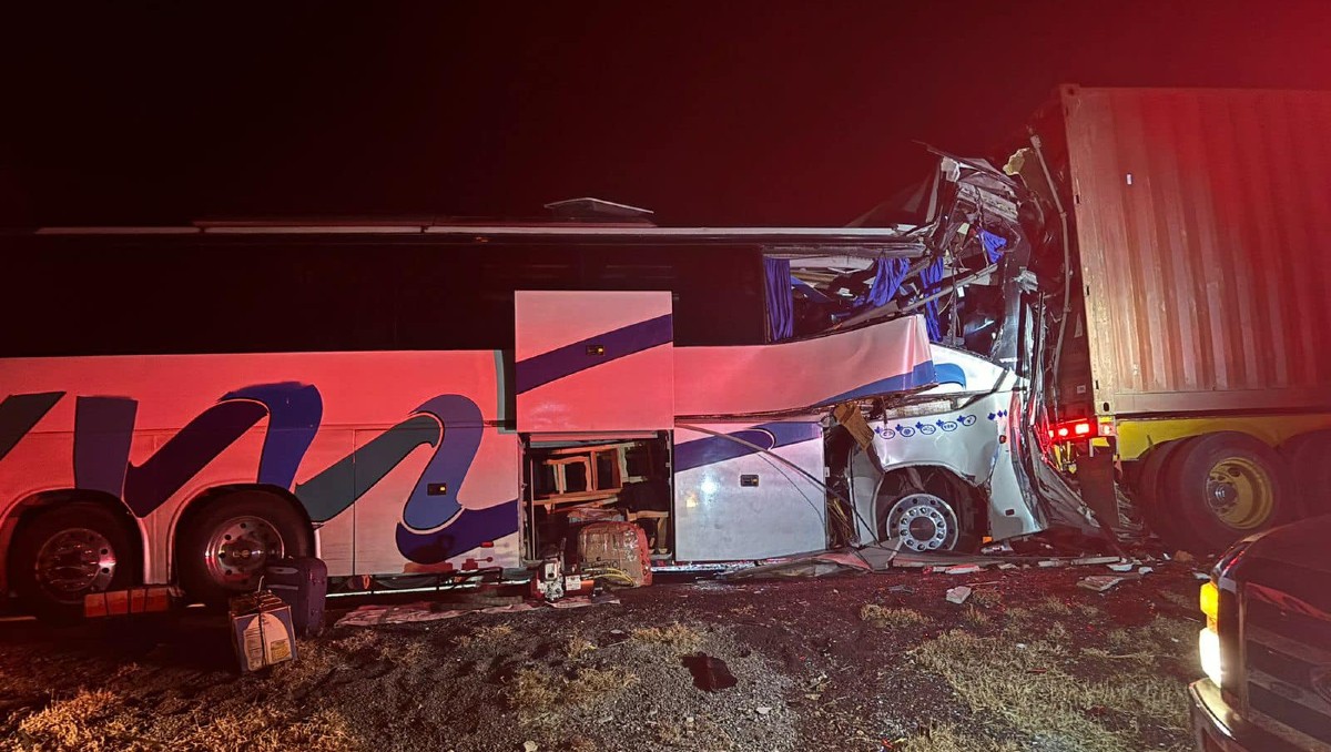 Accidente en la carretera Victoria-Zaragoza. (SSP)