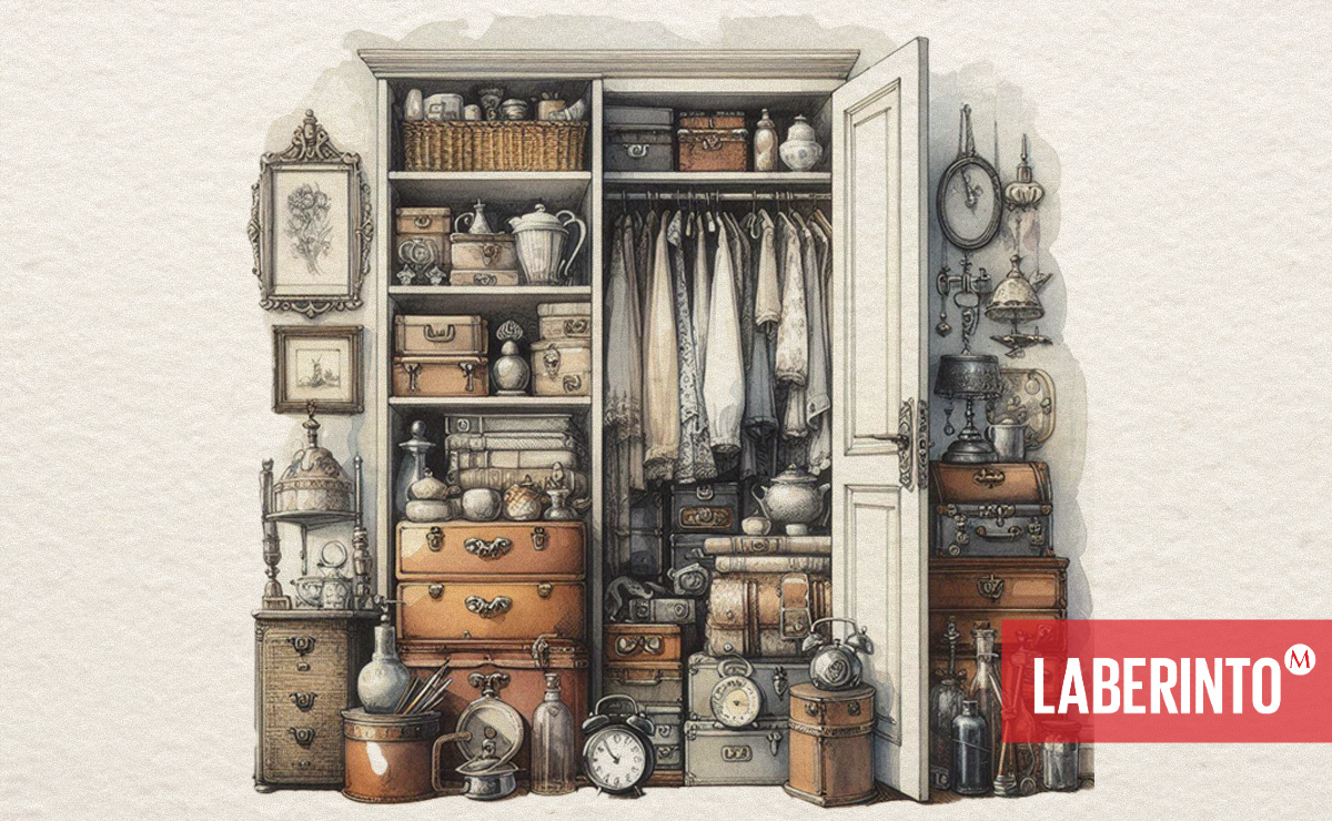 Los objetos que guardamos en la casa nos juegan bromas. (Ilustración: Simón Serrano)