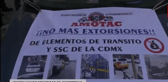 Paro de Transportistas; bloquearon las principales carreteras de México para exigir mayor seguridad