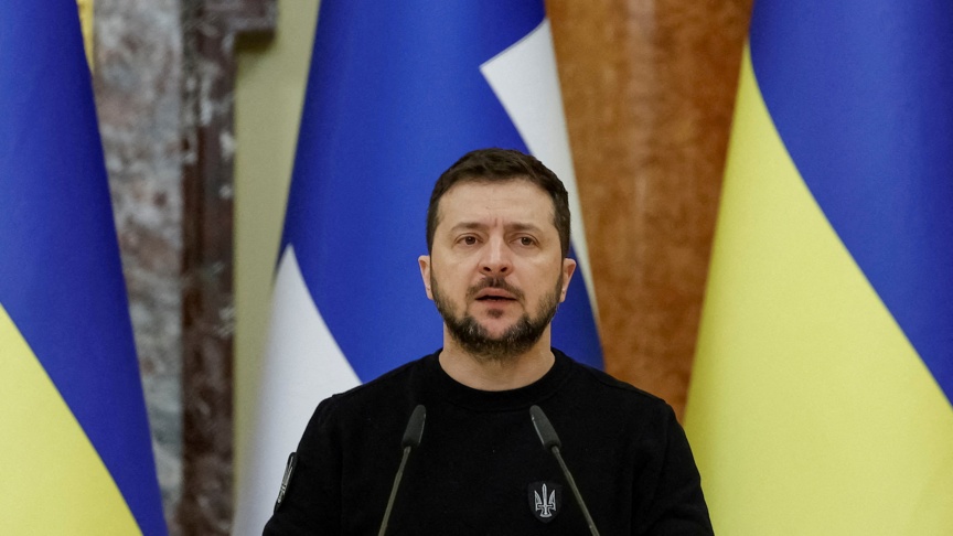 Presidente de Ucrania, Volodímir Zelenski / ARCHIVO