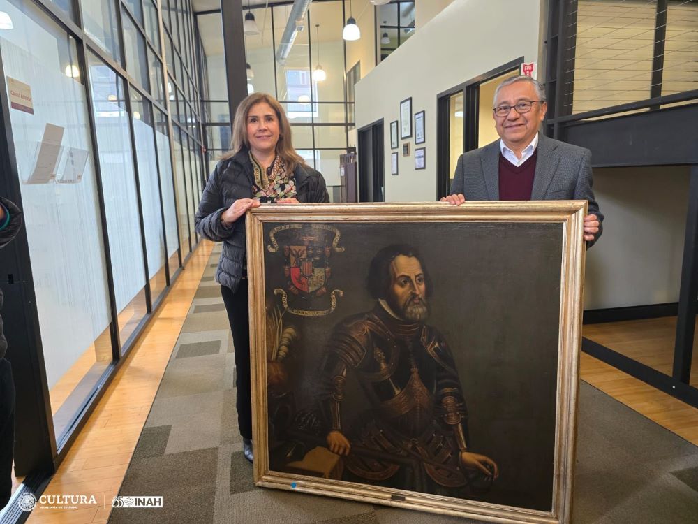 Retrato de Hernán Cortés. (Foto: INAH)
