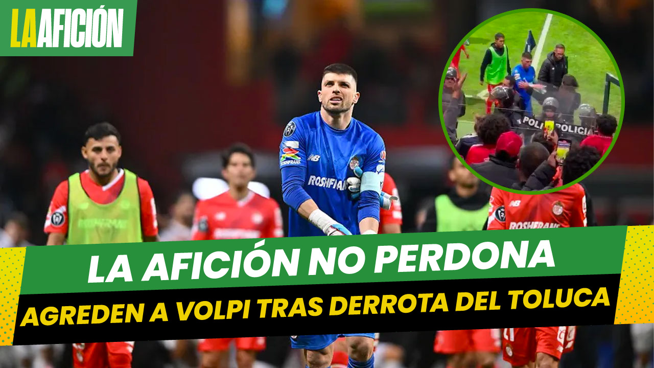 Tiago Volpi es agredido tras la eliminación del Toluca en la Champions Cup