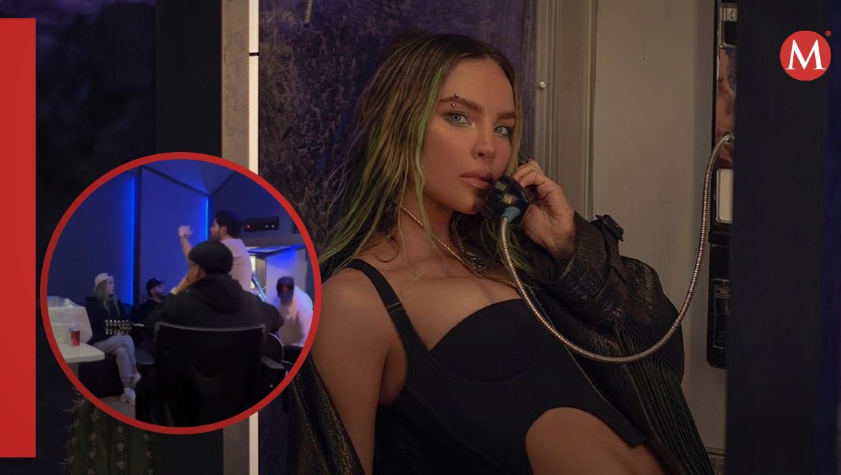 Belinda junto a Tito Double P en el estudio | Especial