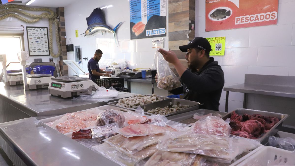 En negocios como La Costa Azul la variedad de productos es amplia, desde el filete más sencillo, hasta los pescados más grandes. Leonel Rocha