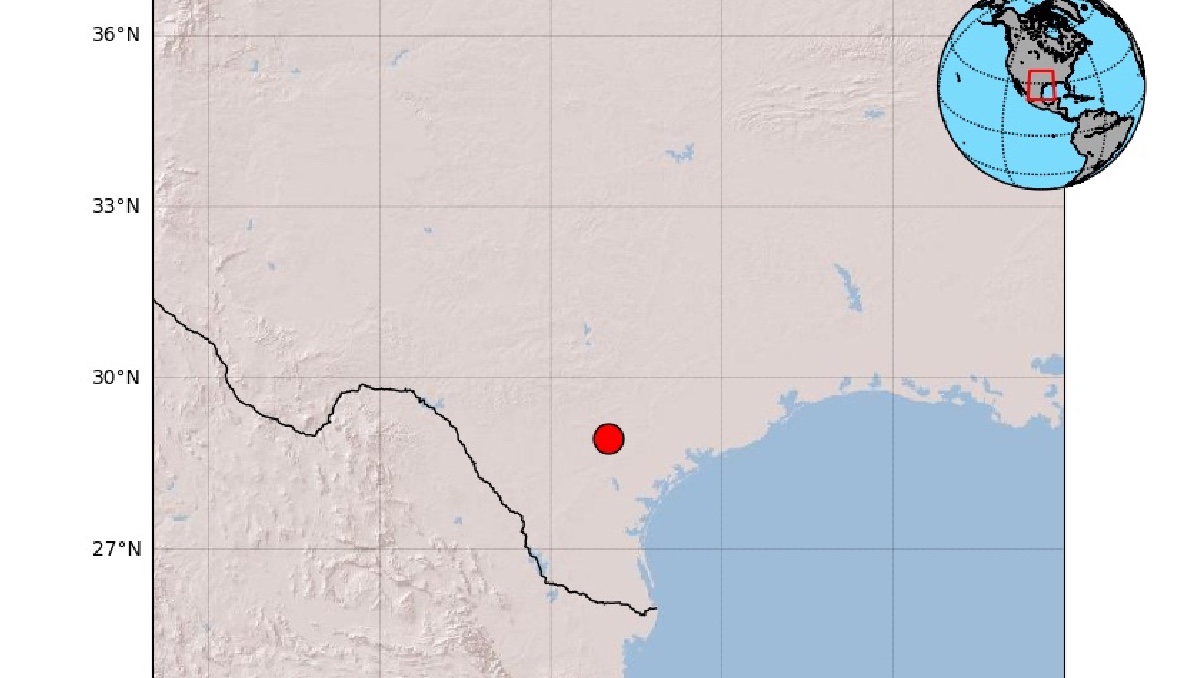 Temblor en Texas cerca de Tamaulipas.