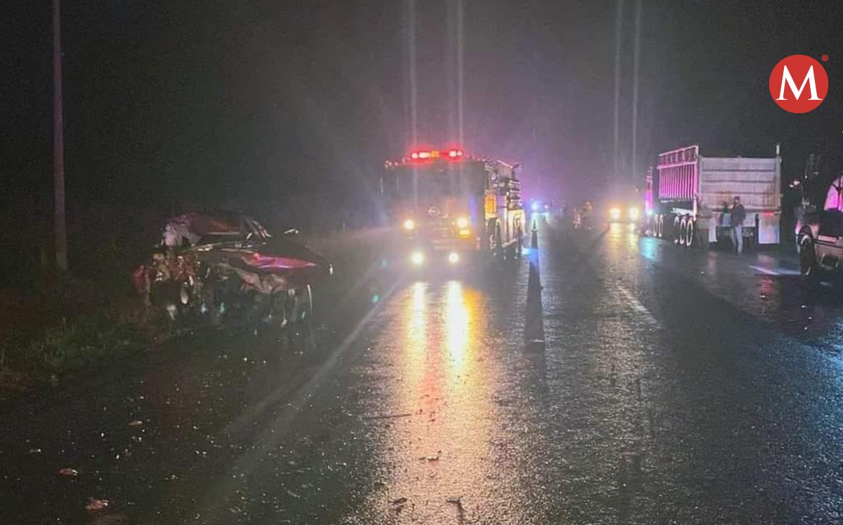 Accidente en carretera de Tamaulipas