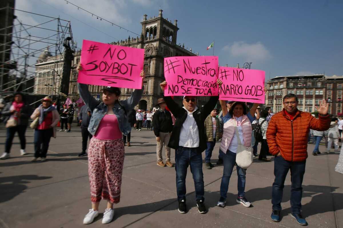 El rosa predomina en la marcha de este domingo | Ariana Pérez