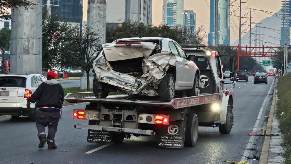 El accidente se registró en la zona de Valle Oriente | Fabricio Gallegos