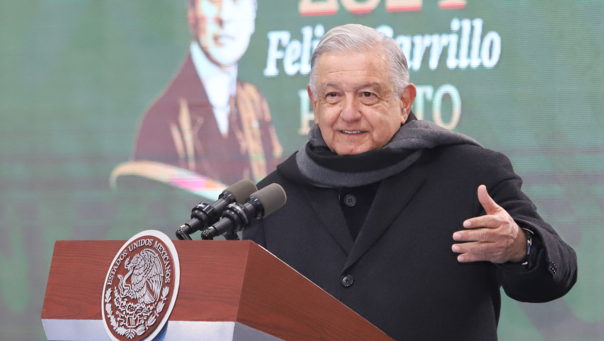 AMLO en conferencia desde Puebla | Agencia Es Imagen