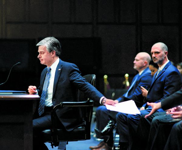 Christopher Wray asistió a la Conferencia de Seguridad de Múnich. REUTERS