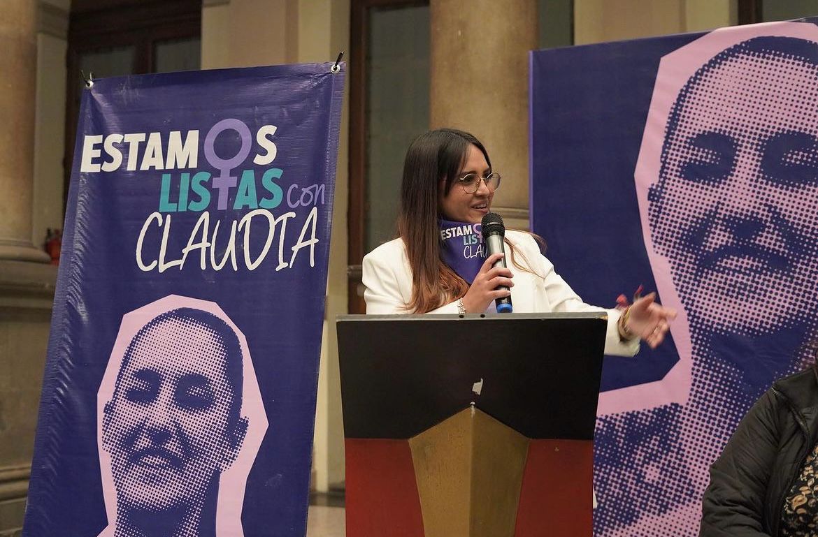Gracia Alzaga, coordinadora nacional de Estamos Listas con Claudia. | Foto: Especial.