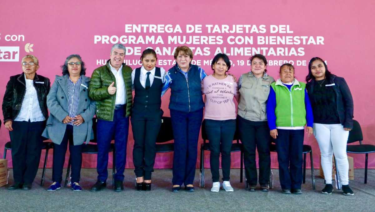 Juan Carlos González Romero, secretario de Bienestar, anunció la dispersión del pago, equivalente a tres bimestres. | Especial