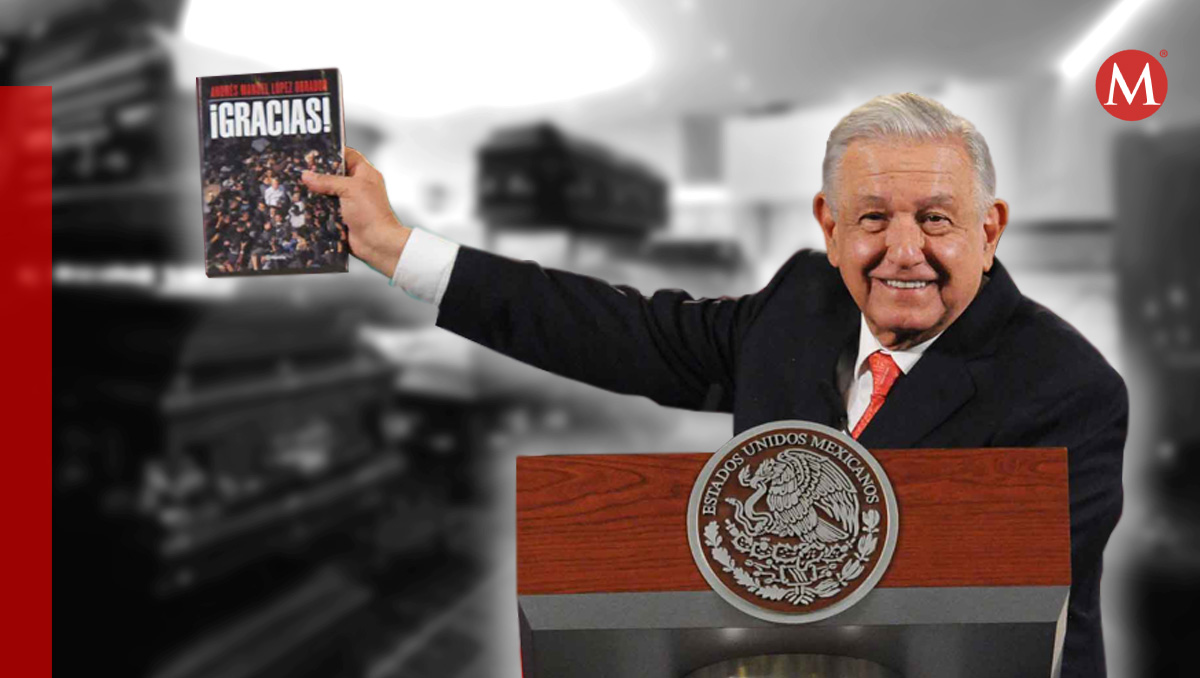 El mandatario dedicó 18 páginas de su libro al caso -incluyendo 2 de referencias históricas-. | Diseño por Mauricio Ledesma
