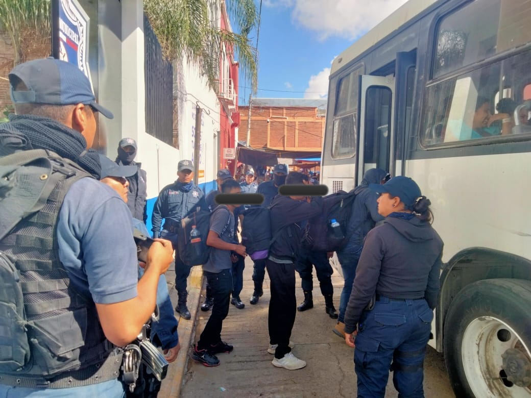 Migrantes en Oaxaca.