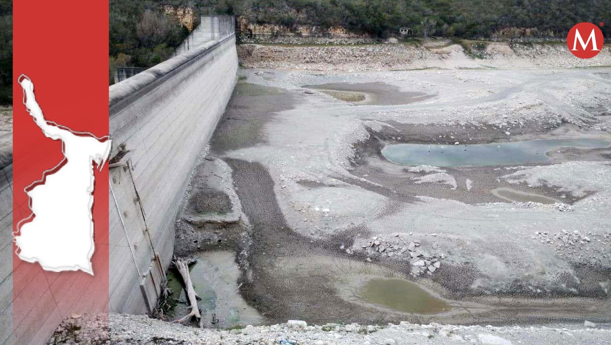 Presa derivadora La Patria Es Primero (Las Alazanas), seca tras suspenderse envío para riego. (Especial)
