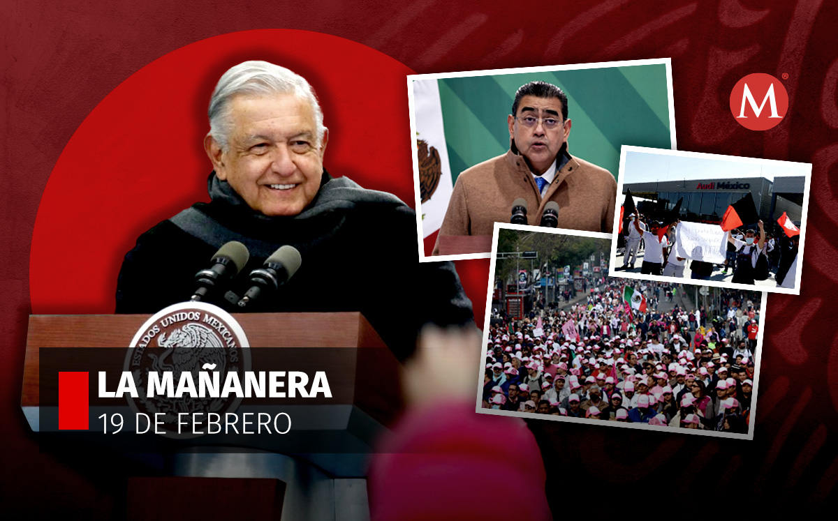 El presidente López Obrador en la mañanera desde Puebla. | Cortesía/Cuartoscuro