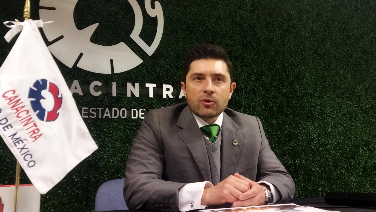 José Luis Urrutia Segura, presidente de la Canacintra. Foto: (Especial)