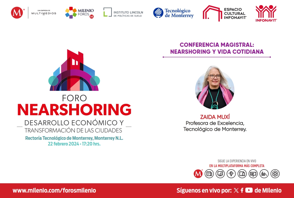 Zaida Muxí, Profesora de Excelencia, Tec de Monterrey.