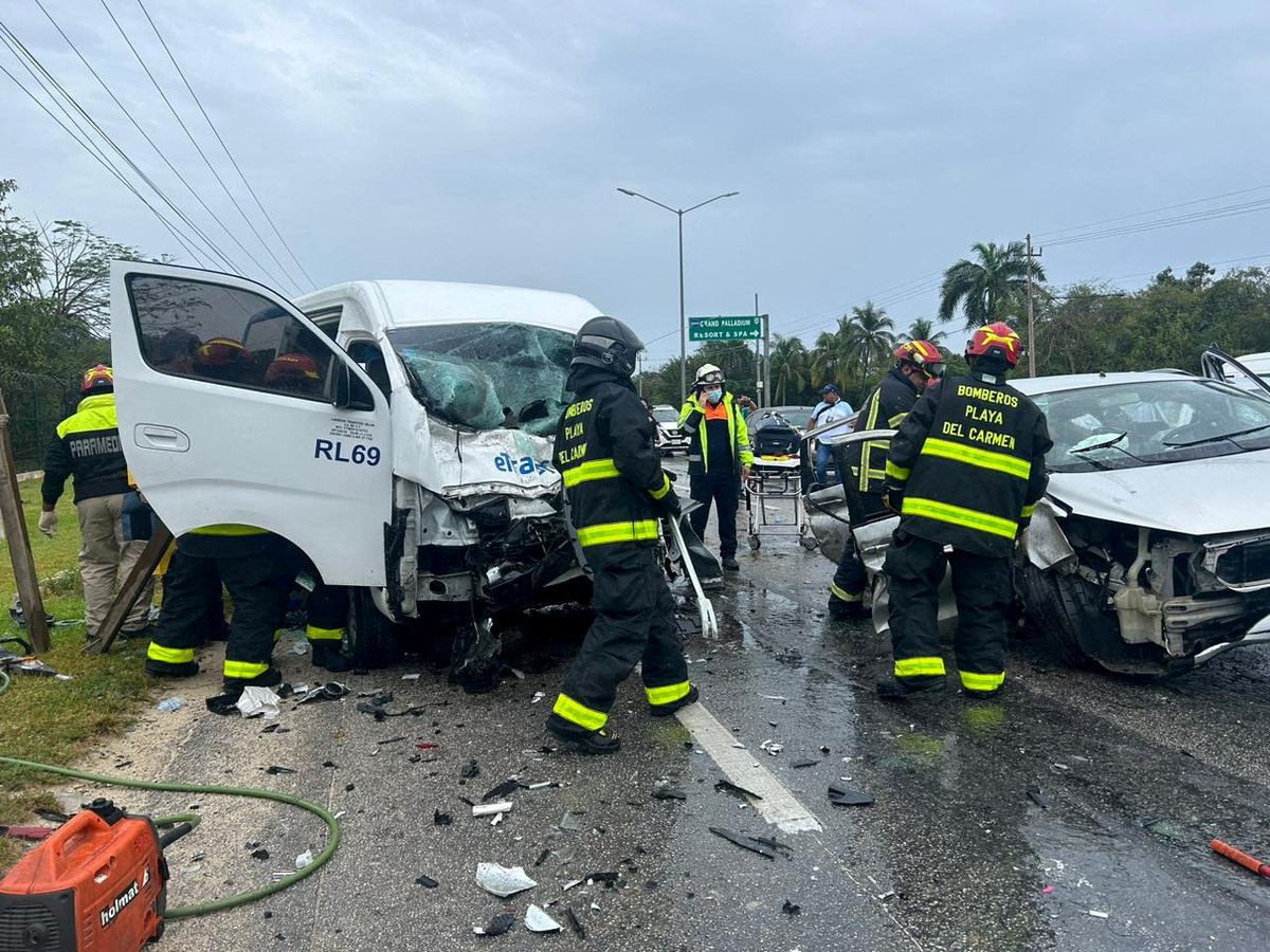 El accidente en la carretera Puerto Aventuras-Tulum ocurrió el 18 de febrero. | Reuters