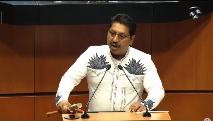 Adolfo Gómez Hernández, senador de Morena | Captura