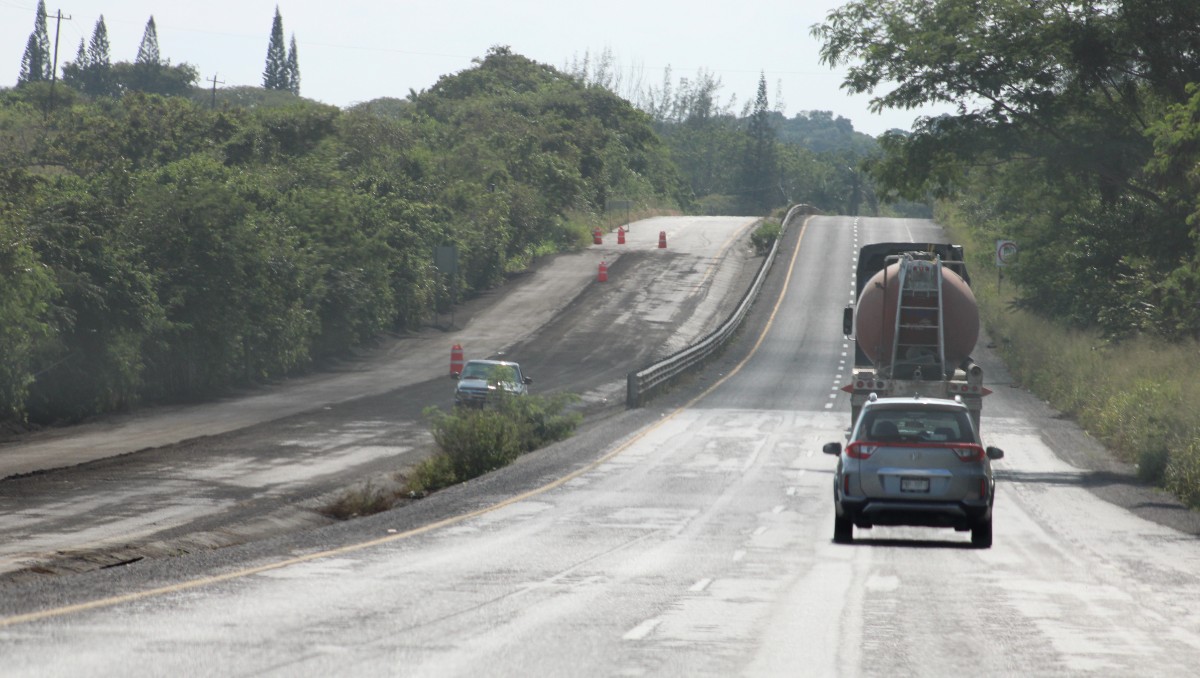 Carretera Tampico-Tuxpan. (Yazmín Sánchez)
