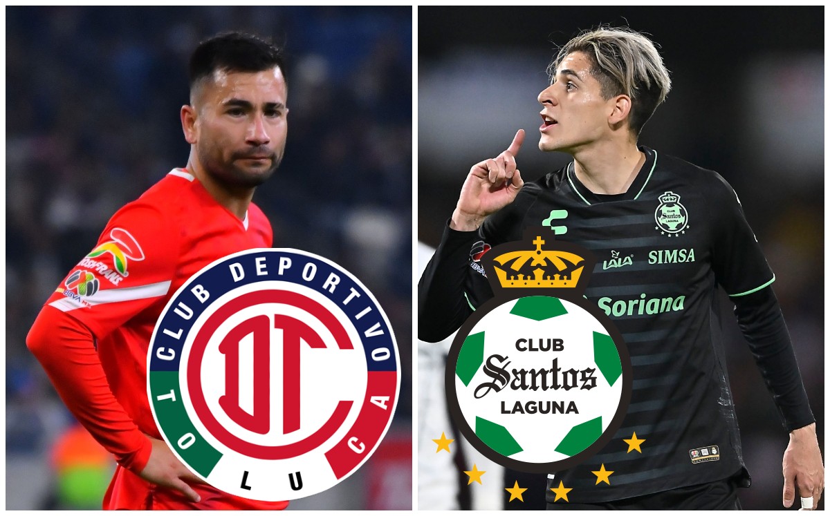 ¿A qué hora juega Toluca vs Santos? | Partido HOY de la Liga MX (Imago7)