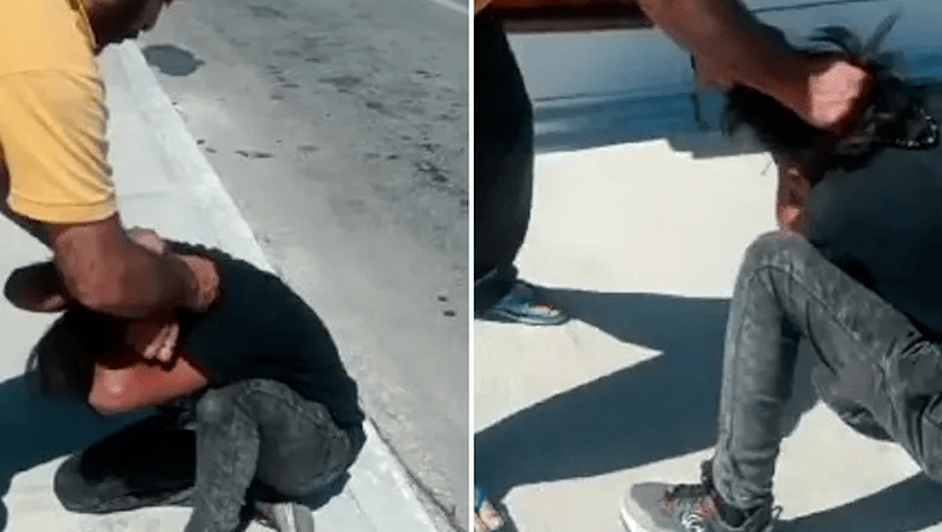 Ladrón recibe paliza tras intentar robar un automóvil en Champotón, Campeche